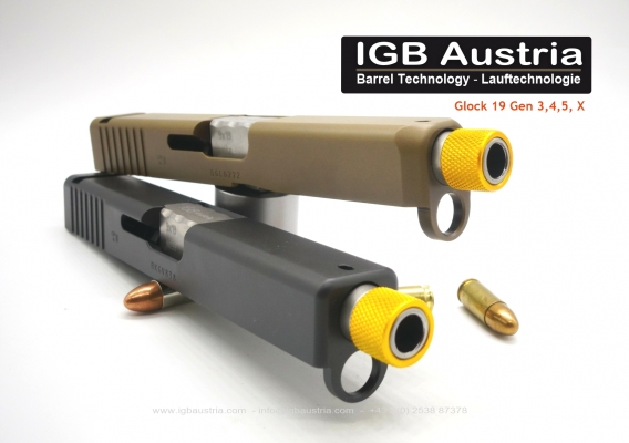 IGB Barrel Glock 19 M 13 x 1 R